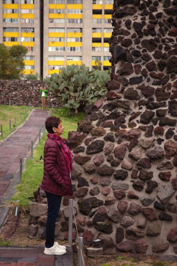 Cecilia Lavalle Torres en la reunión Atria24, Tlatelolco CDMX