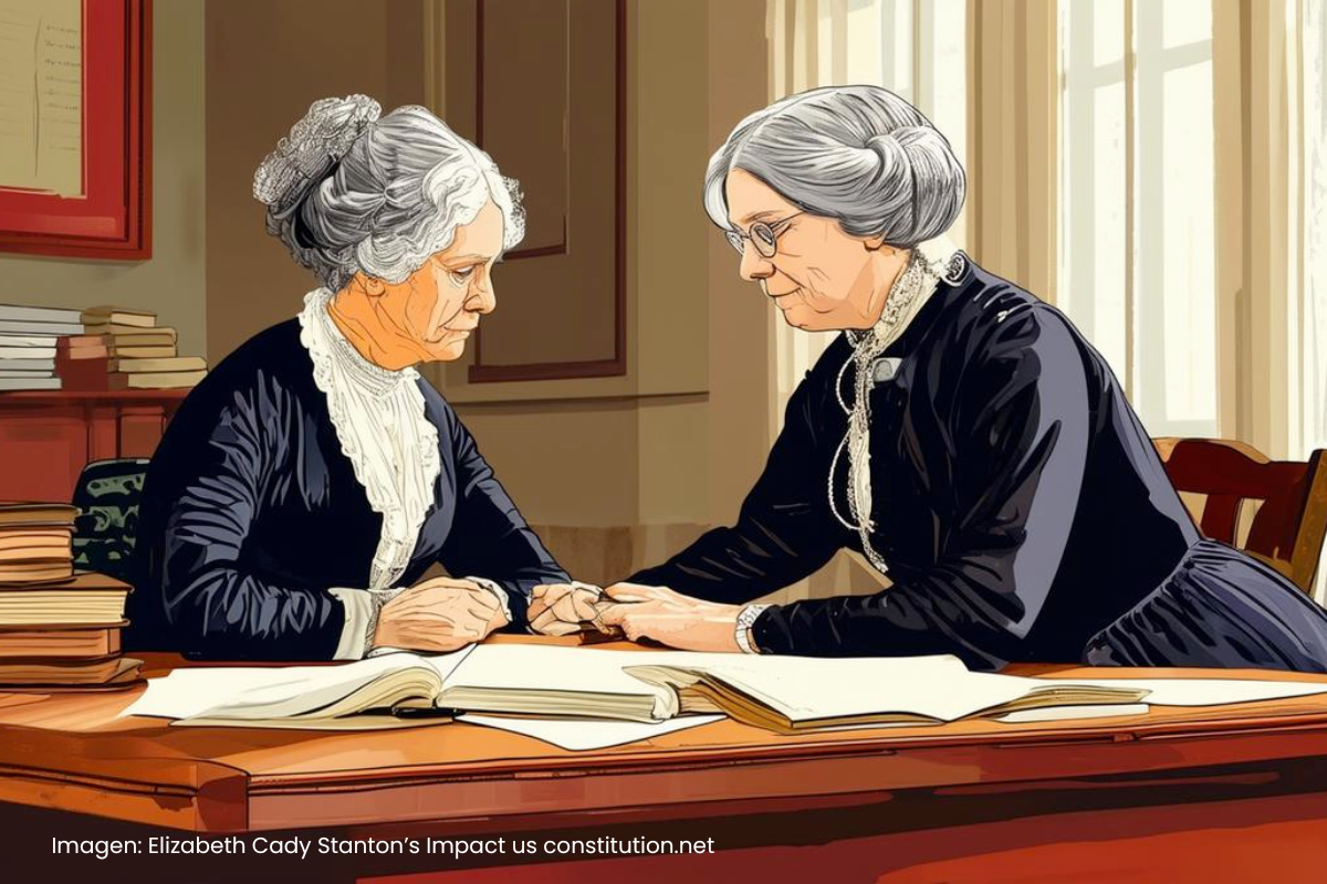 Imagen: Elizabeth Cady Stanton’s Impact us constitution.net