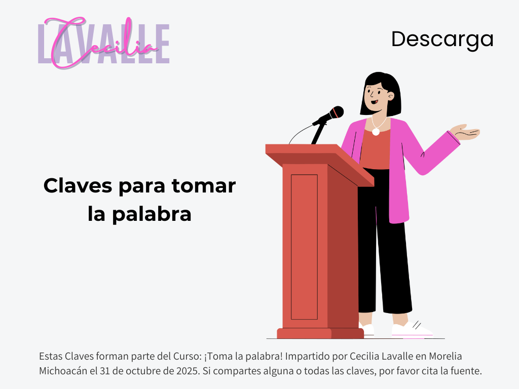 claves para tomar la palabra- Morelia CLT